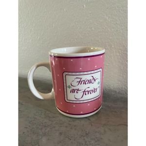 1980s 1987 Friends Valentines Galentines Pink Mug